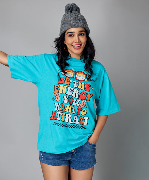 Oversize Mint Blue Tshirt